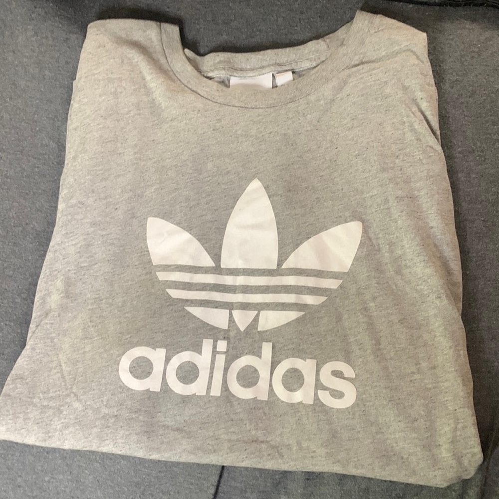 Gray Adidas shirt